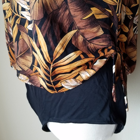 Silhouette Solutions One Piece Swimsuit Leaves - Picture 3 of 8